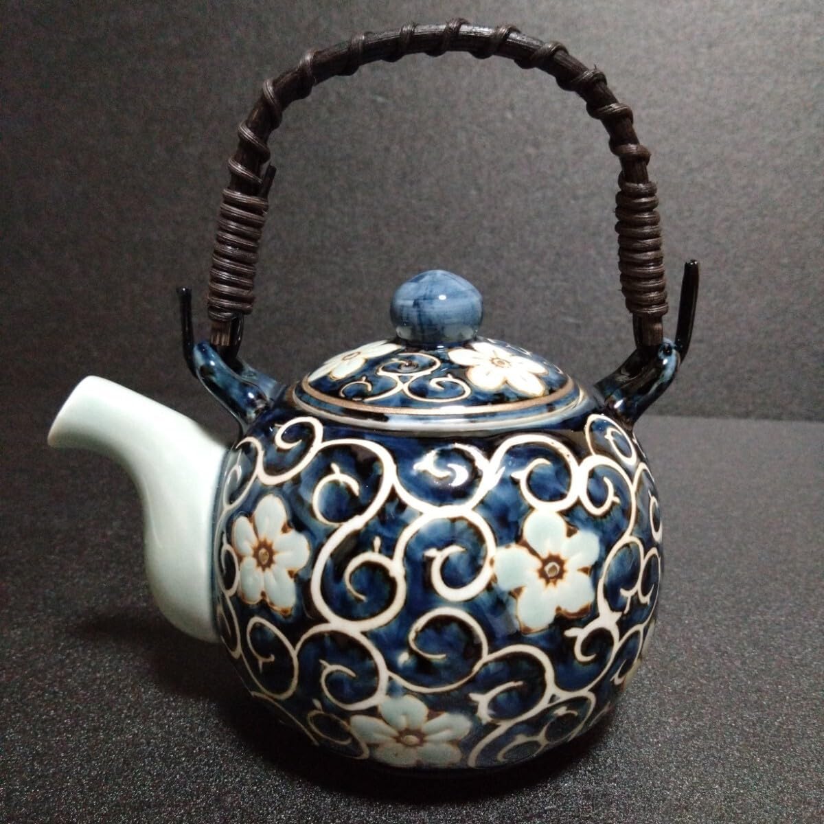 波佐見焼 龍庵窯 急須大 元箱なしHASAMI NAGASAKI JAPAN RYUAN 波佐見焼